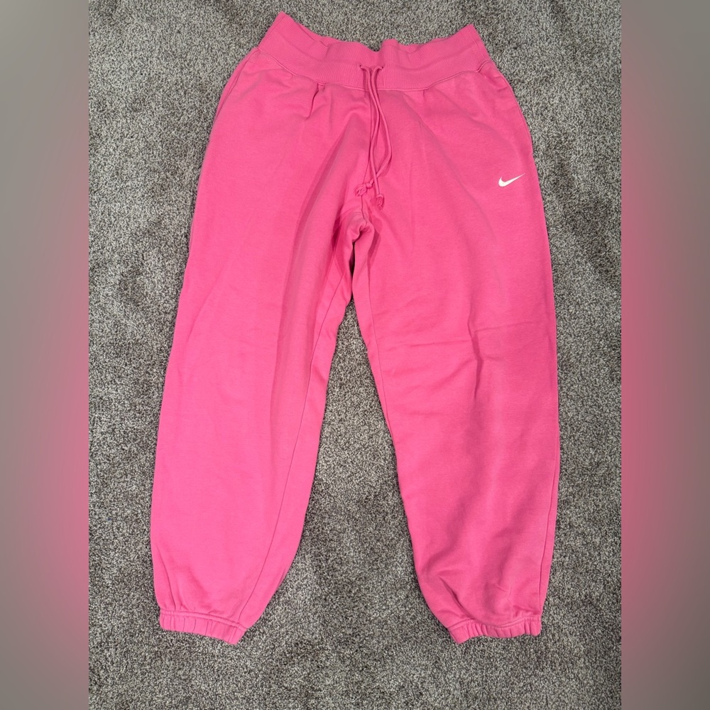 Nike Womens Bright Pink Phoenix Joggers